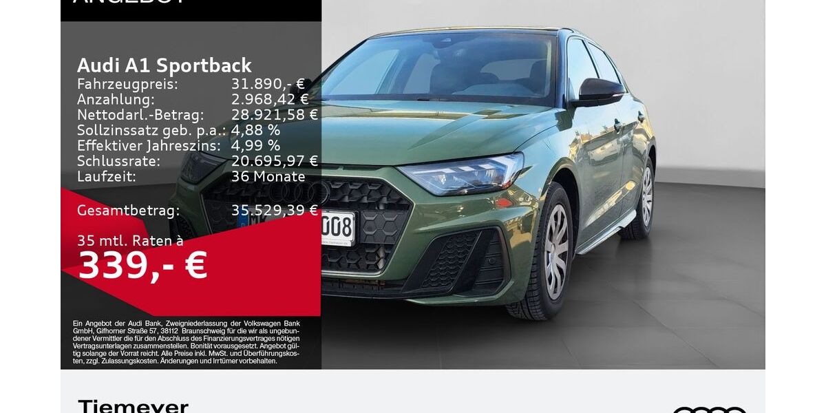 Audi A1 8.628 km 31.890 &euro; Remscheid 42897