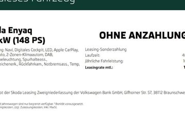 Skoda Enyaq 49.990 km 20.370 &euro; Solingen 42651