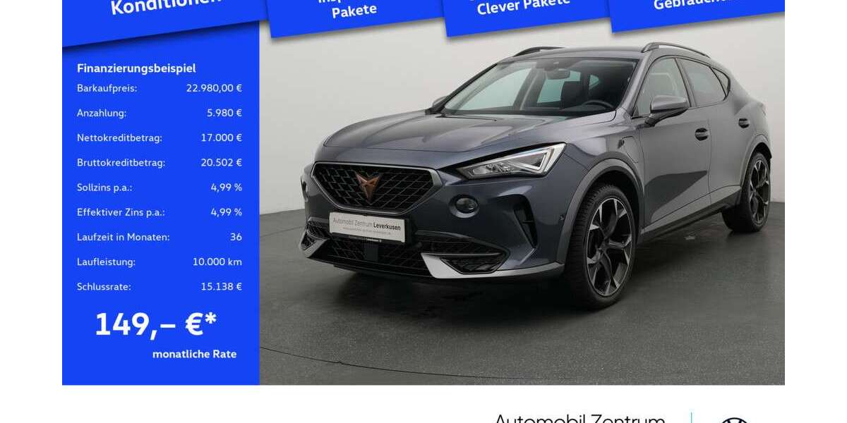 Cupra Formentor 66.847 km 22.980 &euro; Leverkusen 51379