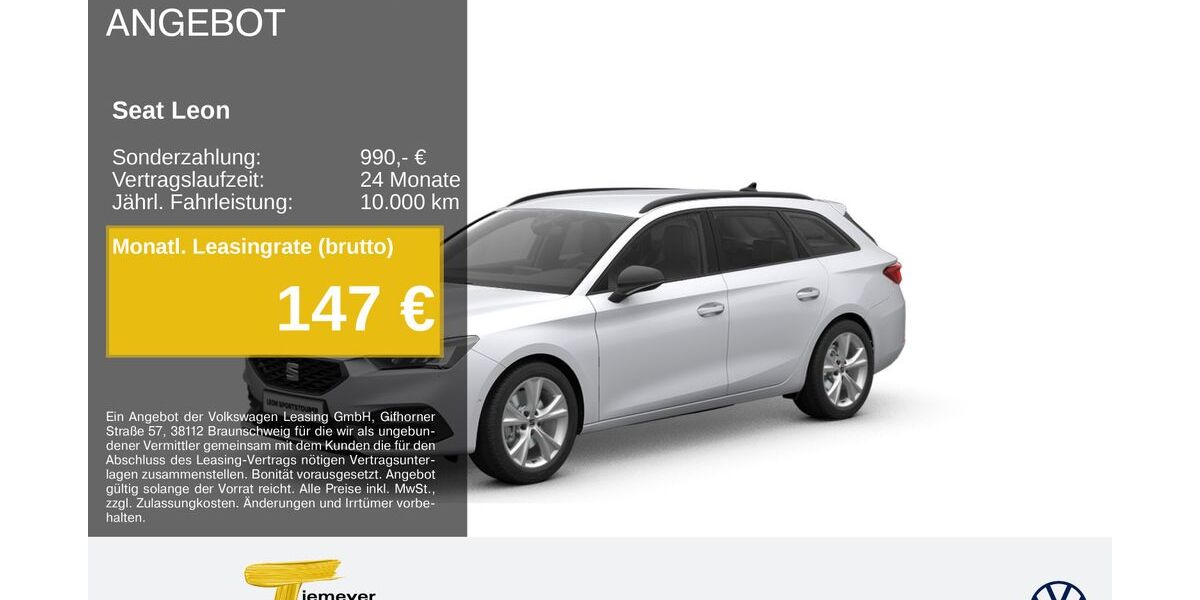 Seat Leon 18.020 km 27.940 &euro; Remscheid 42897