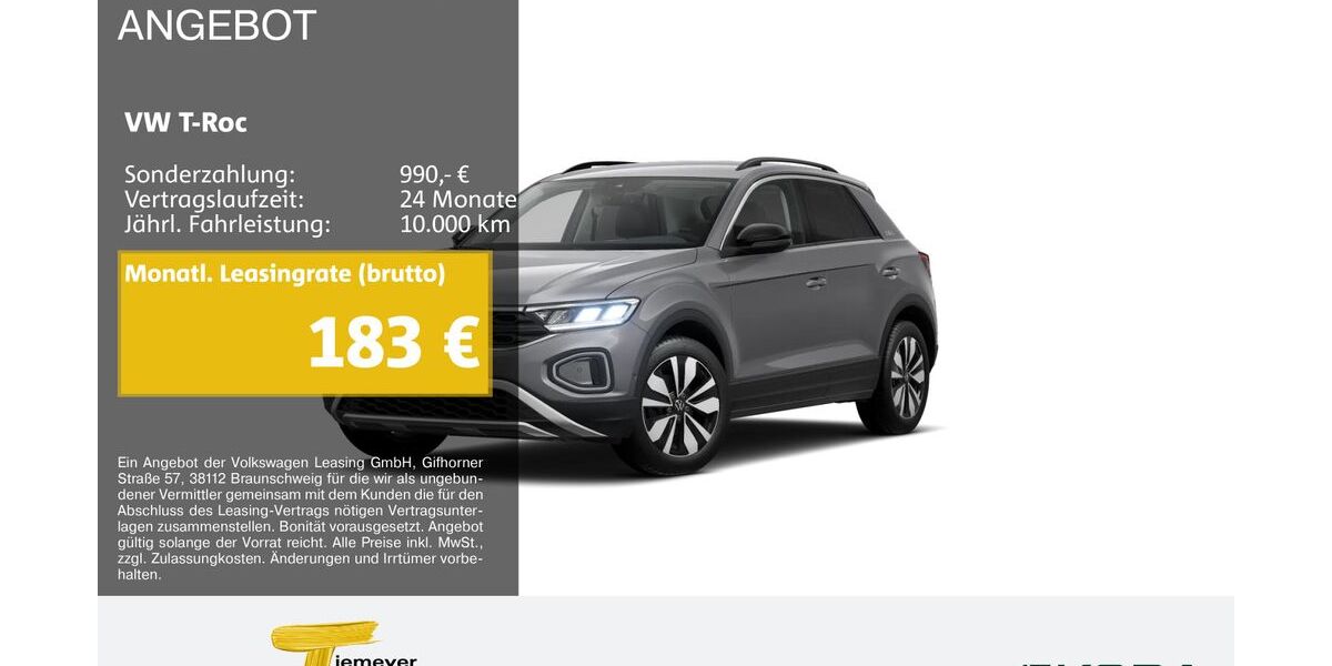 VW T-Roc 29.634 km 22.080 &euro; Remscheid 42857