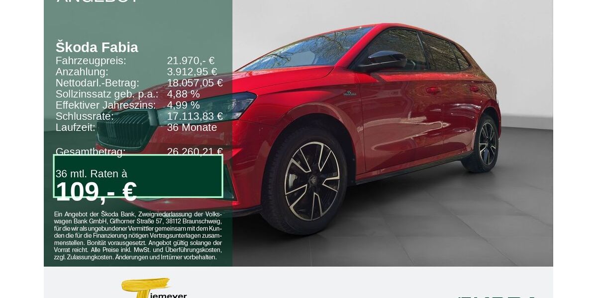Skoda Fabia 18.128 km 20.980 &euro; Remscheid 42857