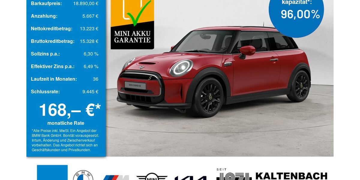 Mini Cooper SE 39.676 km 18.890 &euro; Remscheid 42897