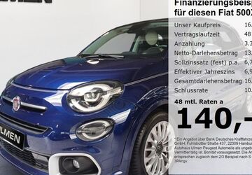 Fiat 500X 93.448 km 15.380 &euro; Düsseldorf 40233