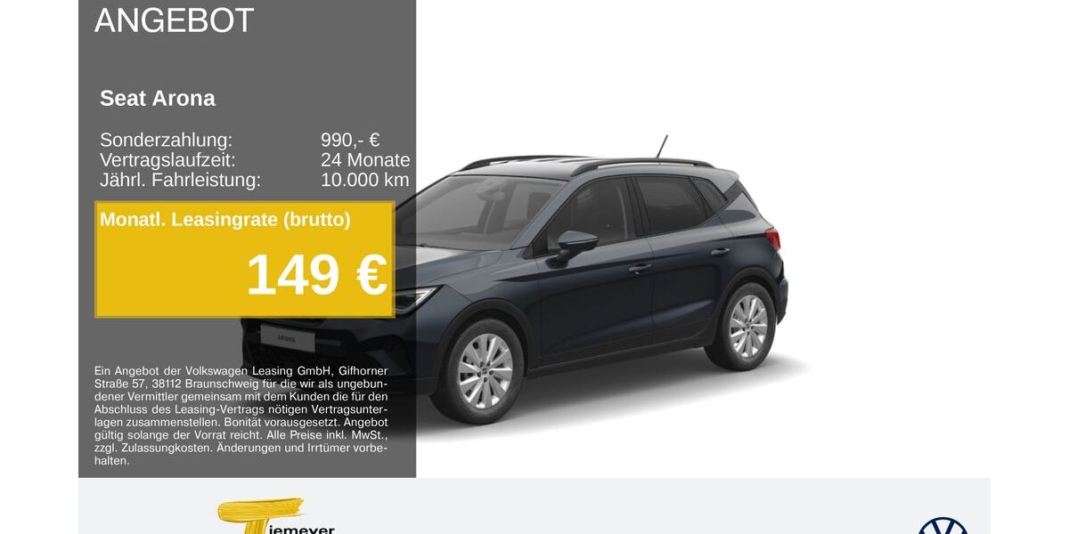 Seat Arona 24.754 km 21.990 &euro; Remscheid 42897