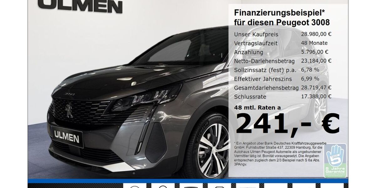 Peugeot 3008 15.997 km 28.980 &euro; Düsseldorf 40233