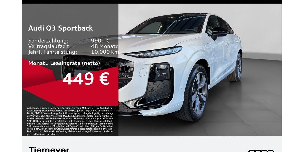 Audi Q3 2.850 km 48.440 &euro; Remscheid 42897