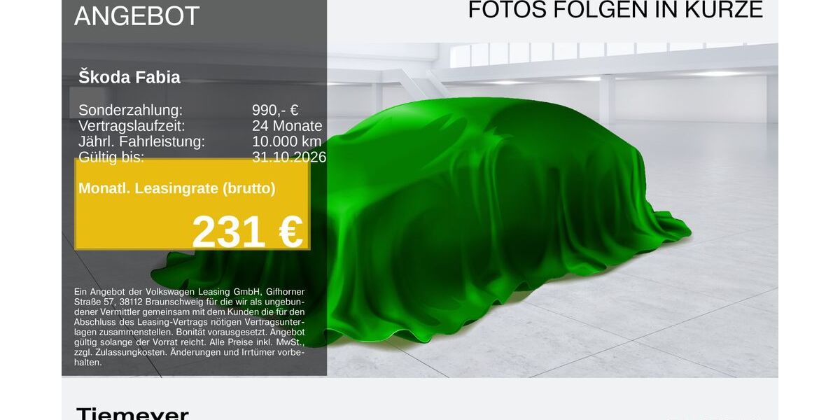 Skoda Fabia 7.435 km 24.980 &euro; Remscheid 42857