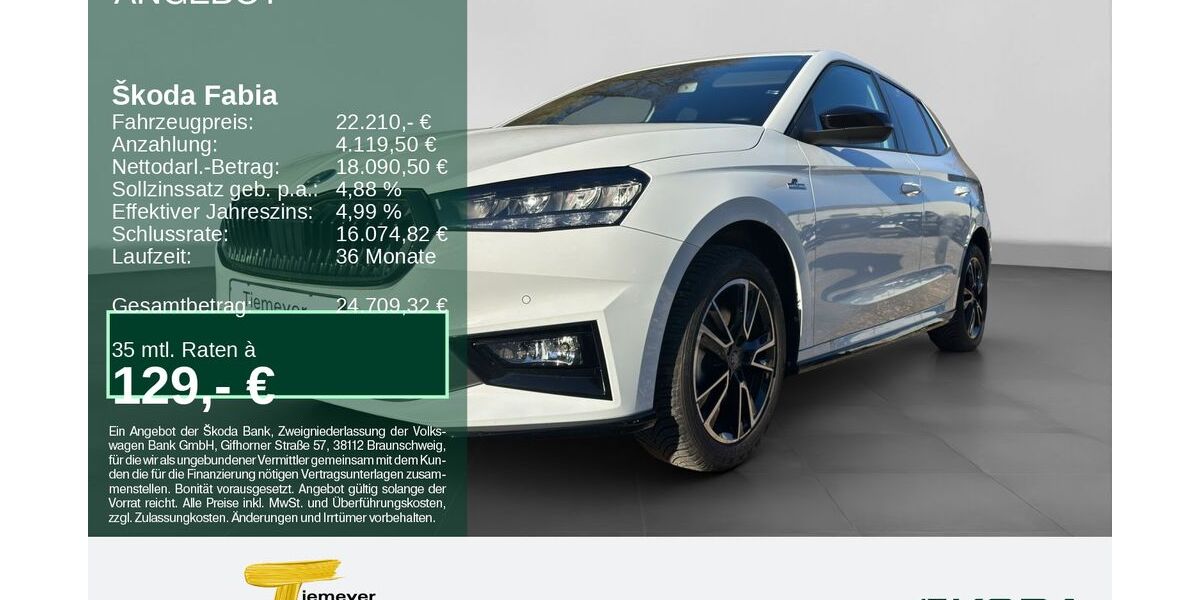 Skoda Fabia 23.014 km 20.940 &euro; Remscheid 42857