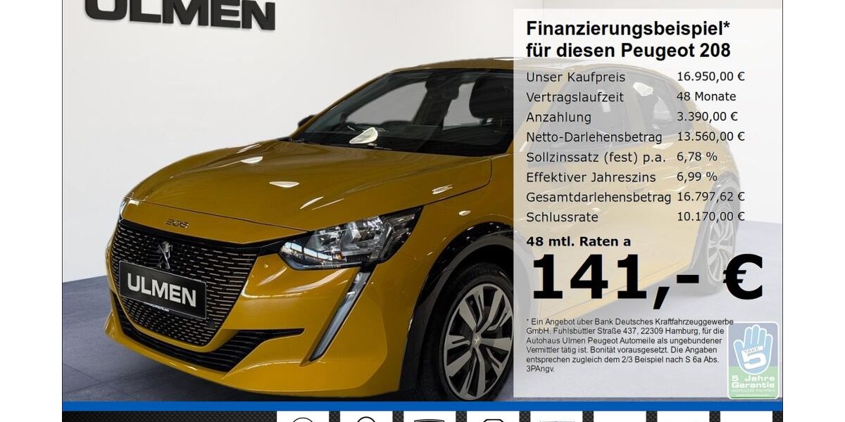 Peugeot 208 25.741 km 16.950 &euro; Düsseldorf 40233