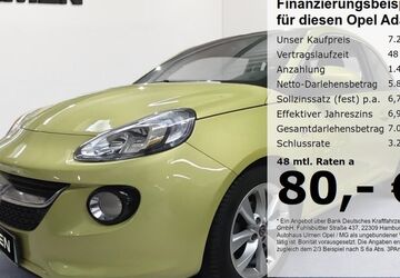 Opel Adam 111.650 km 7.444 &euro; Düsseldorf 40231