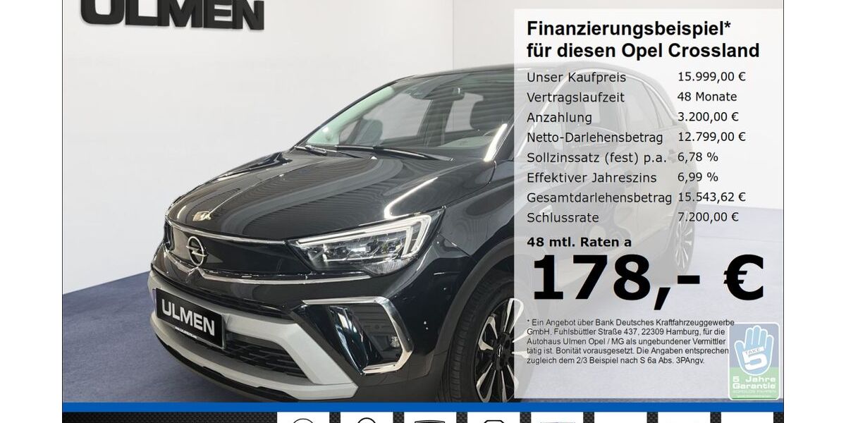 Opel Crossland (X) 25.350 km 15.999 &euro; Düsseldorf 40231