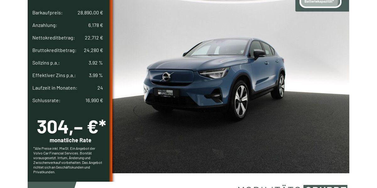 Volvo C40 63.892 km 27.890 &euro; Engelskirchen 51766
