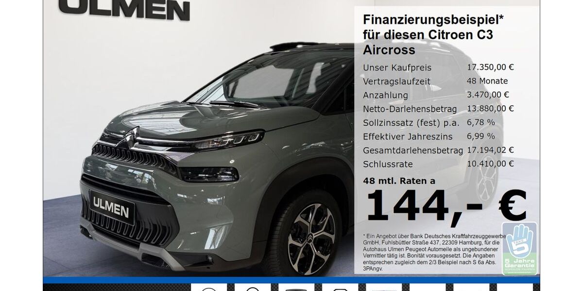 Citroen C3 Aircross 49.177 km 16.980 &euro; Düsseldorf 40233