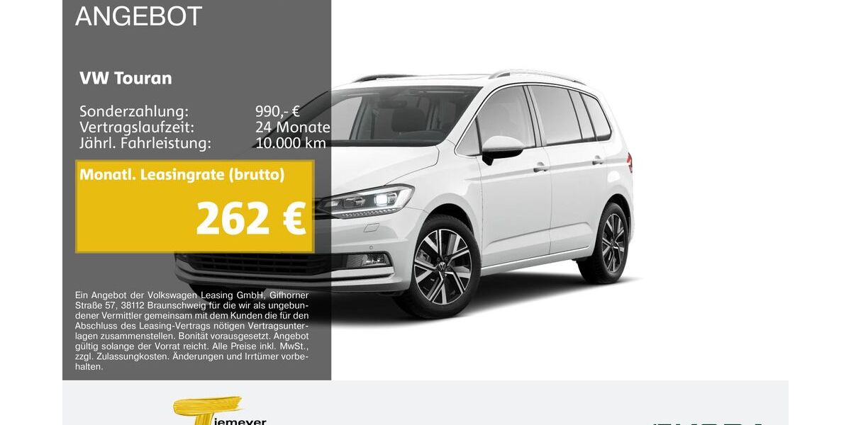 VW Touran 39.409 km 32.820 &euro; Remscheid 42857