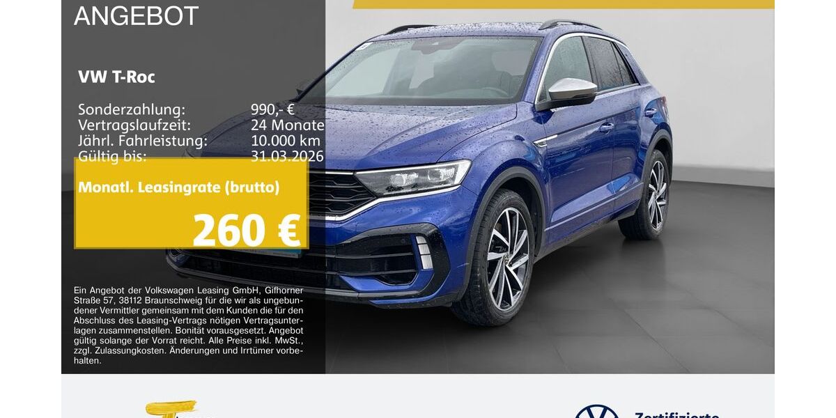 VW T-Roc 87.312 km 24.550 &euro; Remscheid 42897