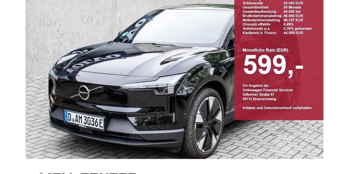 Volvo EX30 2.500 km 41.550 &euro; Düsseldorf 40549