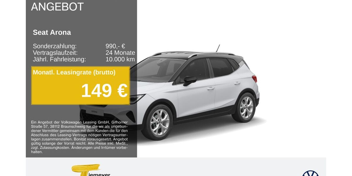 Seat Arona 25.594 km 24.110 &euro; Remscheid 42897