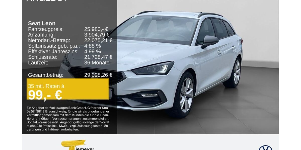 Seat Leon 25.631 km 25.680 &euro; Remscheid 42897