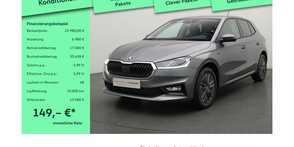 Skoda Fabia 1.009 km 21.980 &euro; Leverkusen 51379