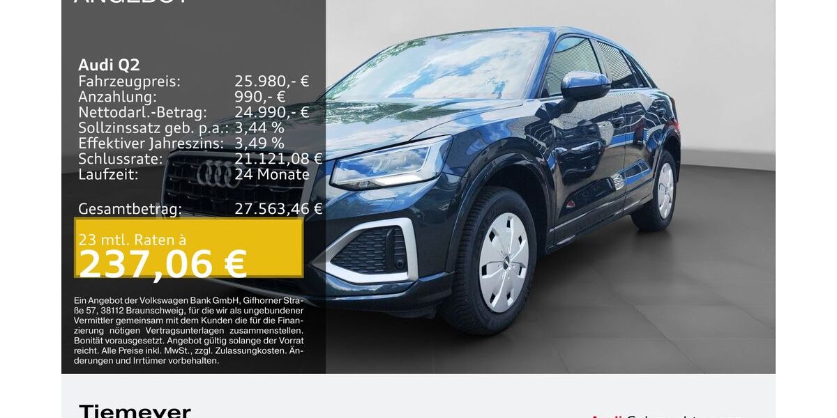 Audi Q2 10.289 km 23.660 &euro; Remscheid 42897